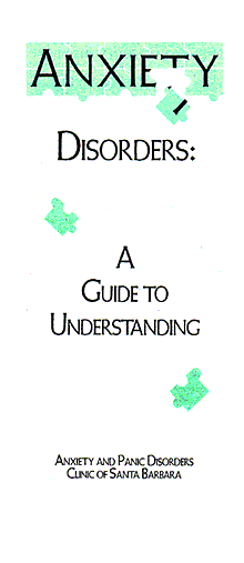 Anxiety brochure cover