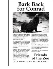 Bark Back for Conrad ad