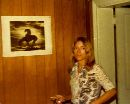 Blonde-Mary,-paisley-shirt
