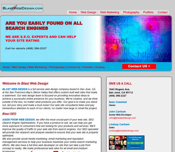 Blast-Web-Design