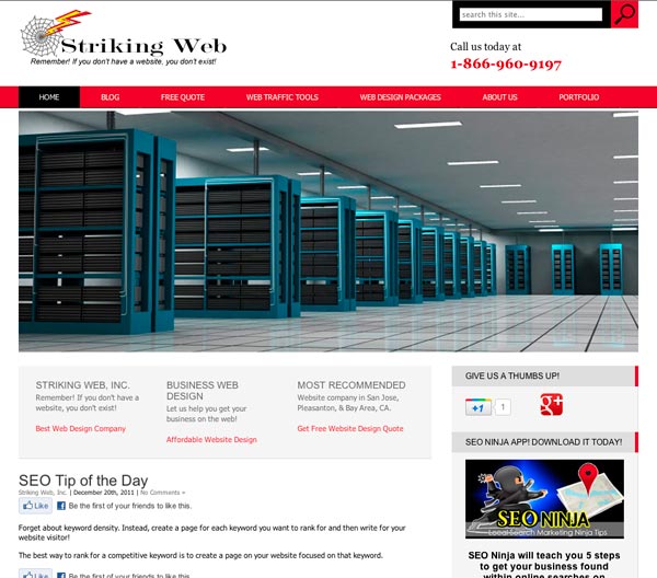 Striking-Web